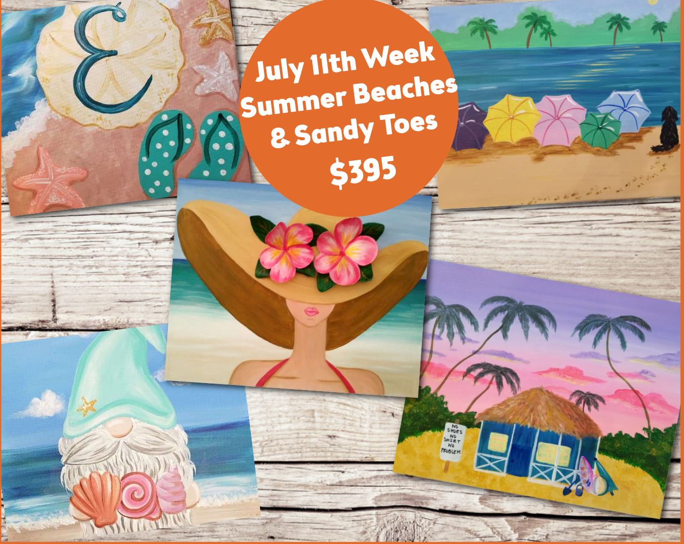 FULL WEEK CAMP - Theme: Summer Beaches & Sandy Toes